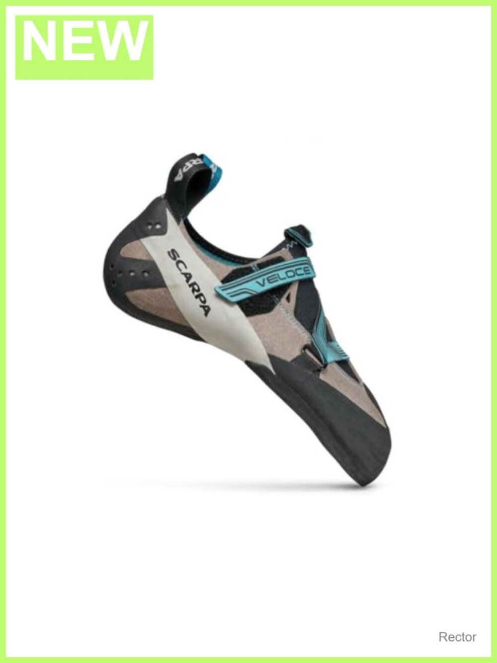 Professional Women's Climbing Shoes with S-72 Rubber, Hook & Loop Closure